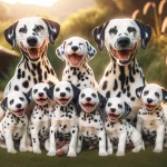 Rajzolt dalmata kutyák