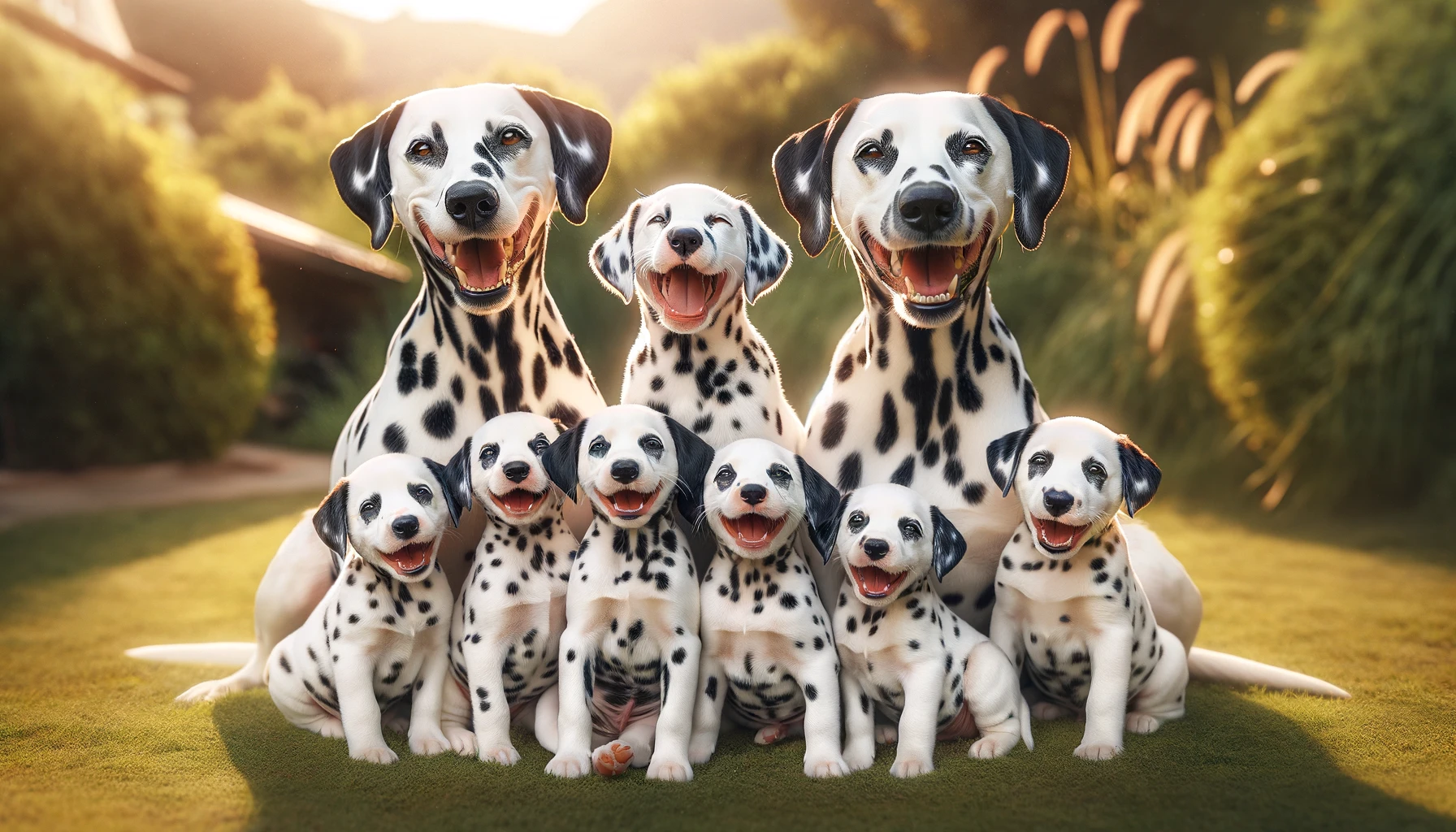 Rajzolt dalmata kutyák